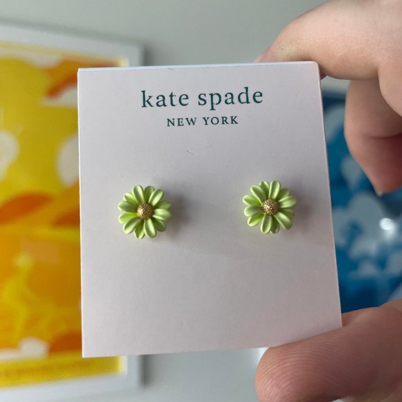 kate spade Jewelry - KATE SPADE Daisy earring with backing